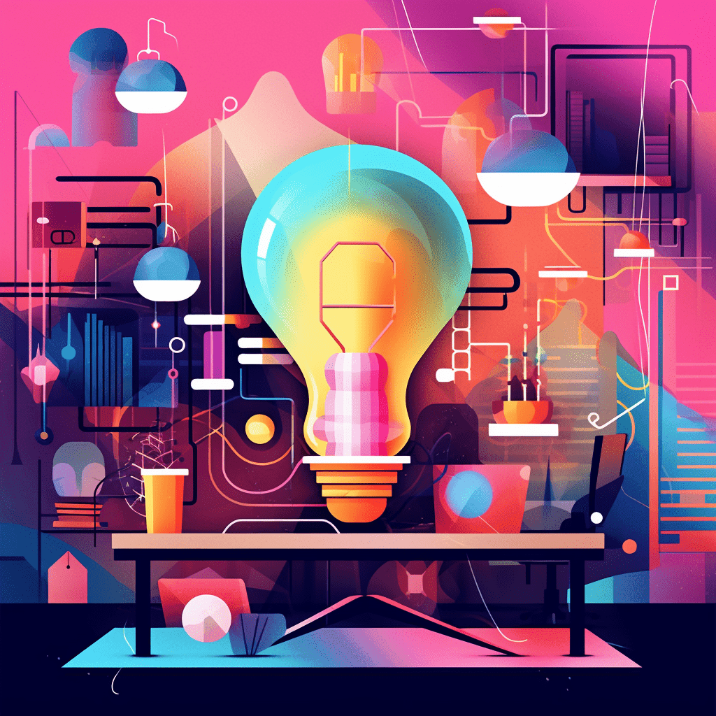 Custom website design illustration